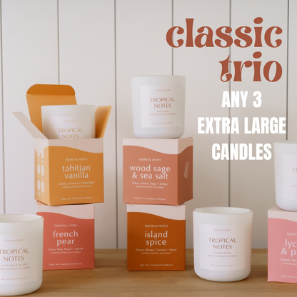 Signature Trio XL Candle Set / Bundle + Save