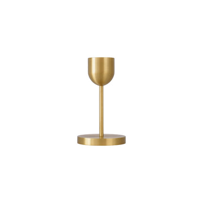 Brass Candle Holder - Round