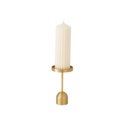 Brass Candle Holder - Round